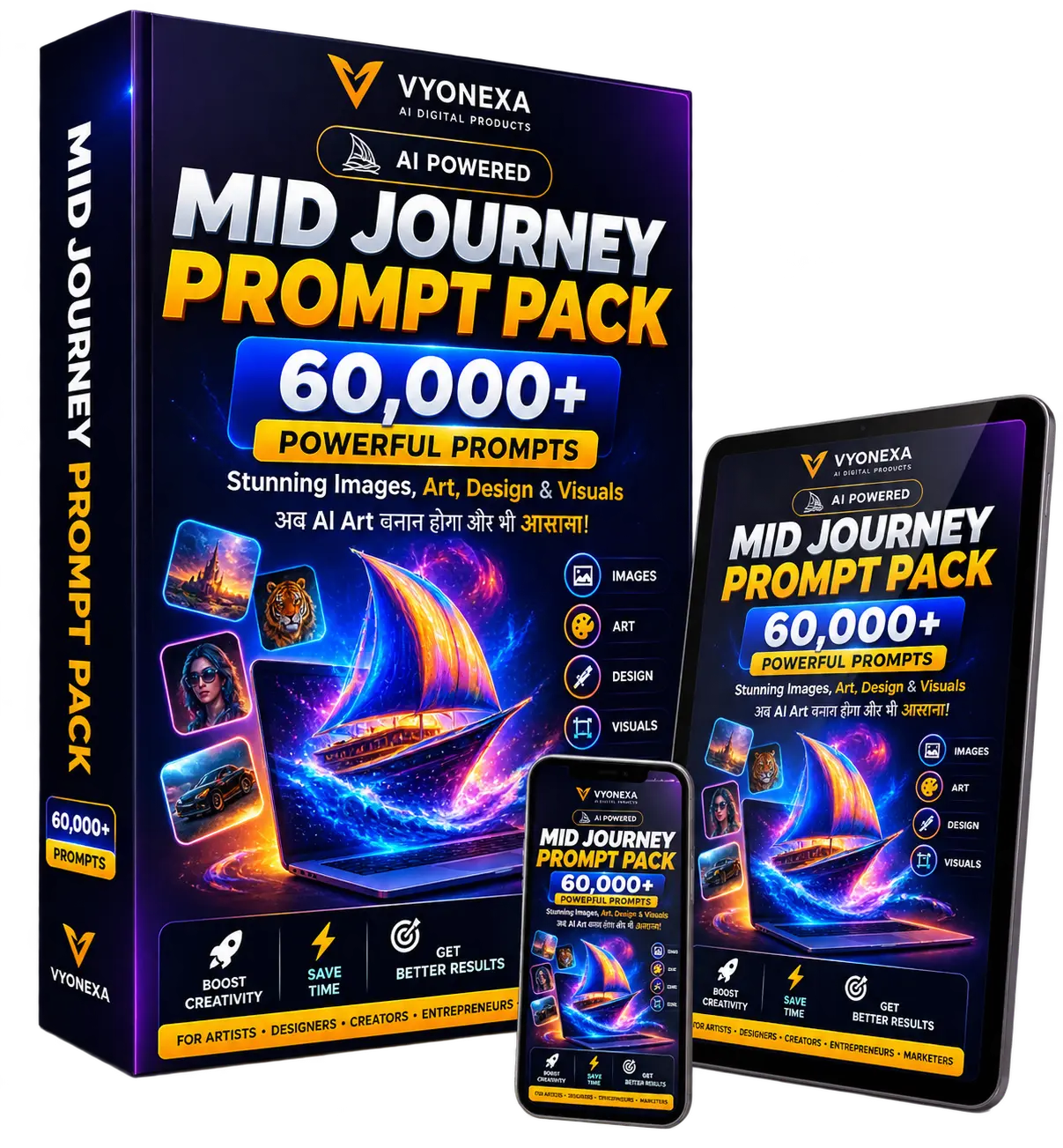 Midjourney Prompts Pack (Ready-to-Use AI Art Prompts)